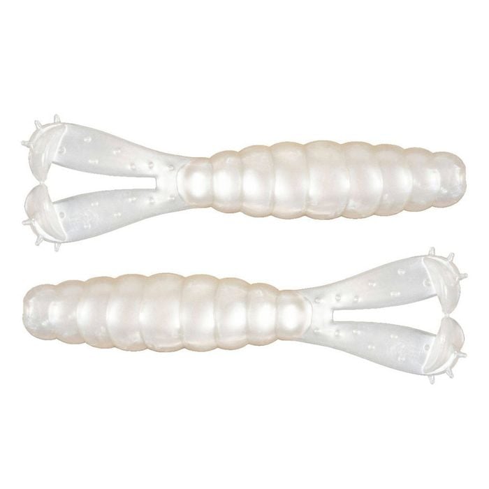 6 Pack of Zman 3 Inch Baby GOAT Soft Plastic Fishing Lures - Pearl
