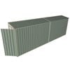 Build-a-Shed 0.8 x 6 x 2m Hinged Door Tunnel Shed - Green