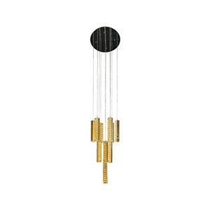 10 Light Pendant Light - Delessi Trechizio - Chrome