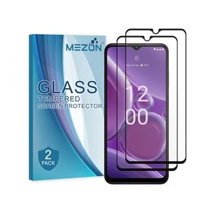 2 Pack MEZON Nokia G42 5G Full Cover Tempered Glass Screen Protectors