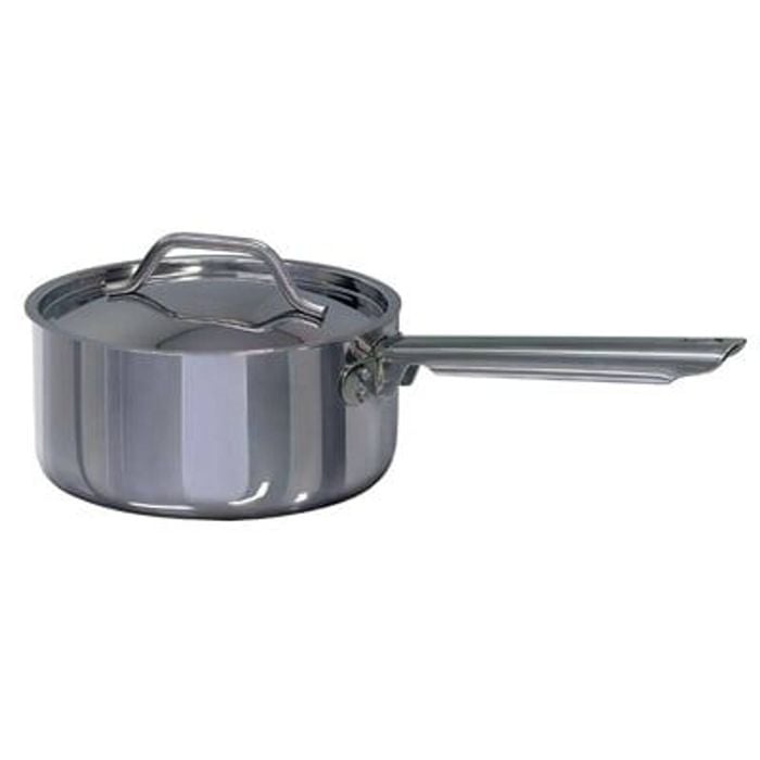 Förje Low Saucepan With Lid Stainless Steel Professional Cookware 3.3l 200 X 105mm