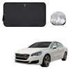 Front Windscreen Sun Shade for Peugeot 508 2010 - 2018 (W23) - Standard 150 x 85 cm - Black