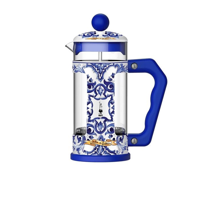 Bialetti Dolce & Gabbana Coffee Press 350ml Mediterranean Blue