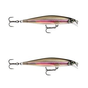 2x Rapala 7cm Shadow Rap Slow Sink Shallow Jerkbait Fishing Lures - Live Smelt