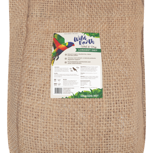 Vetafarm Wild Earth Wet & Dry Lorikeet Diet Bird Food 10kg