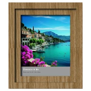 Frankie & Me Wooden Split Level 8x10'' Picture Frame Home/Office Decor Oak