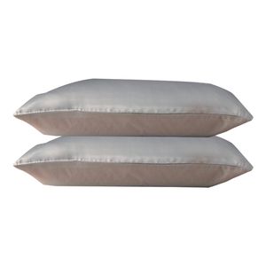 2pc Canningvale Beautysilks Pillowcase Cover Home/Bedroom Decor Silver Silk