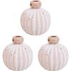 3PK LVD Ceramic Bud Vase Home/Room Decor 10cm B Mineral