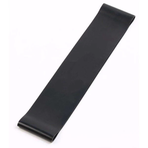 Resistance Band Exercise Loops - Set of 4 Colour-Coded Strengths, Pilates, Yoga & Rehab - X-Extra Firm- Black