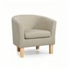 Artiss Armchair Tub Chair Beige Abby