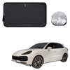 Front Windscreen Sun Shade for Porsche Cayenne 2011 - 2017 92A - Standard 150 x 85 cm - Black