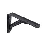 Carinya 150 x 125mm Black Light Stayed Bracket