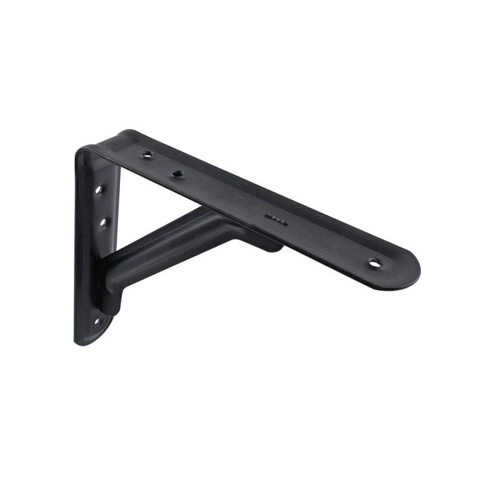 Carinya 150 x 125mm Black Light Stayed Bracket - 150 x 125mm