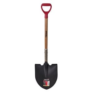 Trojan Round Mouth Shovel Timber D-Handle