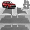 6D Diamond Car Floor Mats for Mitsubishi Outlander 2018-2021-Ultimate Set-Grey-Outback GT