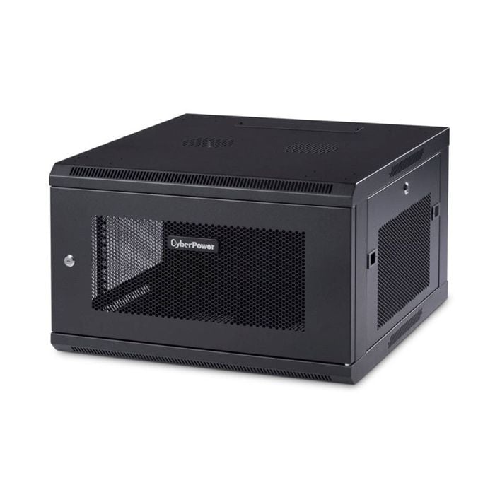 Cyberpower Wall Mount Rack Enclosure 6u - Black