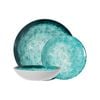 Ambrosia Reef 12 Piece Dinner Set Teal