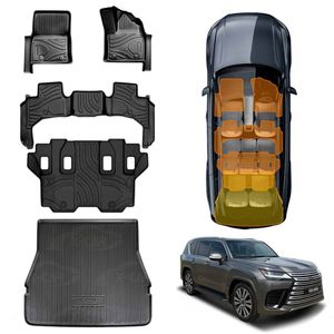 Boot Liner & Floor Mats for Lexus LX Series LX500d LX600 2021-Onwards Cargo Trunk Mat Luggage Tray