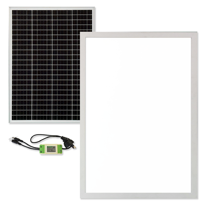 EzyLite 900 x 600mm Rectangle HYBRID SolarLight. Easy DIY Flush Mount Skylight Alternative with Bonus Driver