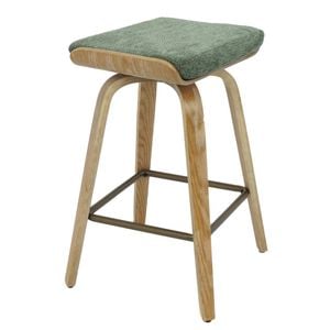 Evergreen Weave Upholstered Bar Stool