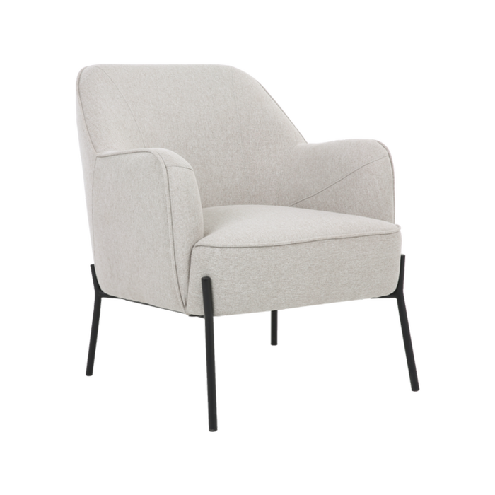 ONEX HuGo Upholstered Armchair - Ivory