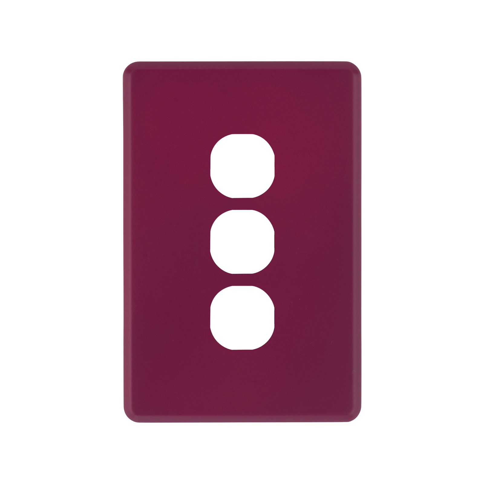 DETA Orchid Flower S-Line 3 Gang Switch Cover Plate product image