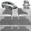 6D Diamond Car Floor Mats for Toyota Tarago 2006-2020-8 Seater-Ultimate Set-Grey-Outback GT