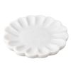 Stellar Marble Round Tray - White
