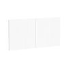 Kaboodle 1000mm Macaroon V-Groove Fridge Cabinet Doors - 2 Pack
