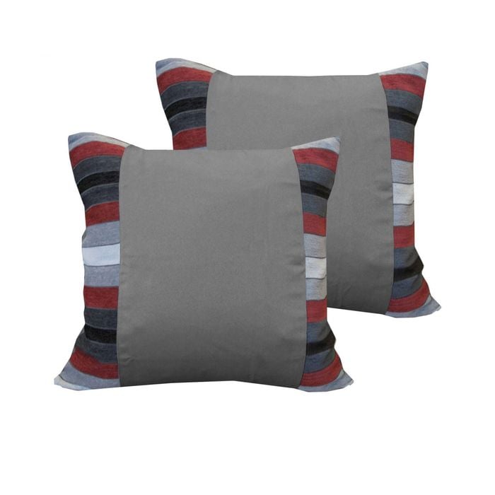 Bianca Pair of European Pillowcases Raymond Grey