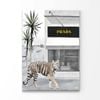 Tiger With Elegant Fashion Store Print 100% Australian Made 90x120cm (Stretched Canvas)
