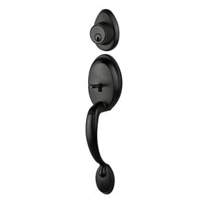 Ikonic Black Entrance Handle Set
