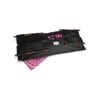 Sweet Goodbye COCOON - Soft Pet Casket - Burial & Cremation Ceremony Kit (Classic Cotton) | Black/Pink, XL