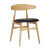 Modern Furniture TELYN Dining Chair 73.5x46cm- Oak + Black