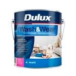 Dulux 4L Extra Bright Wash&Wear Matt Interior Paint