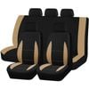 Catzon Car Seat Covers Soft Sponge Easy Install Sedan Truck Suv-beige