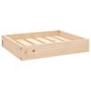 vidaXL Solid Wood Pine Dog Bed Wooden Puppy Pet Sofa Bed Couch Animal Supply 51.5x44x9 cm