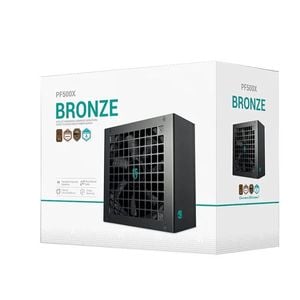 Deepcool Pf500x 500w Gamer Storm 80+ Bronze/ Cybenetics Atx Power Supply 120mm Fan, Japanese & Taiwanese Capacitors, Dc To Dc, A