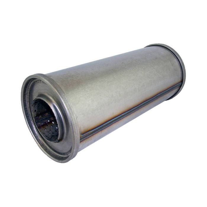 Redback 3" Performance Muffler Centre/centre - 5" Round, 12" Long, 409 Ss