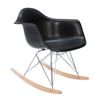 SK Designer Living | Replica Eames RAR Rocking Chair | Plastic - Black