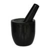 Brunswick Bakers Mortal and Pestle Food Processor Set 12cm Black Granite Stone