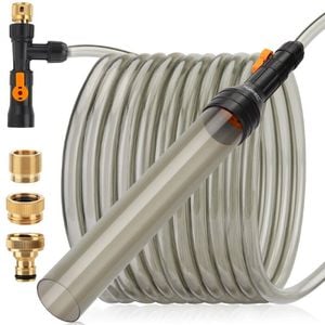 Hygger Aquarium Water Changer 33 feet - Clear - Clear | 33 Feet | HG-966-33FT-BRASS