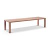 Entertainer 3.05m Outdoor Aluminium Dining Table Mahogany