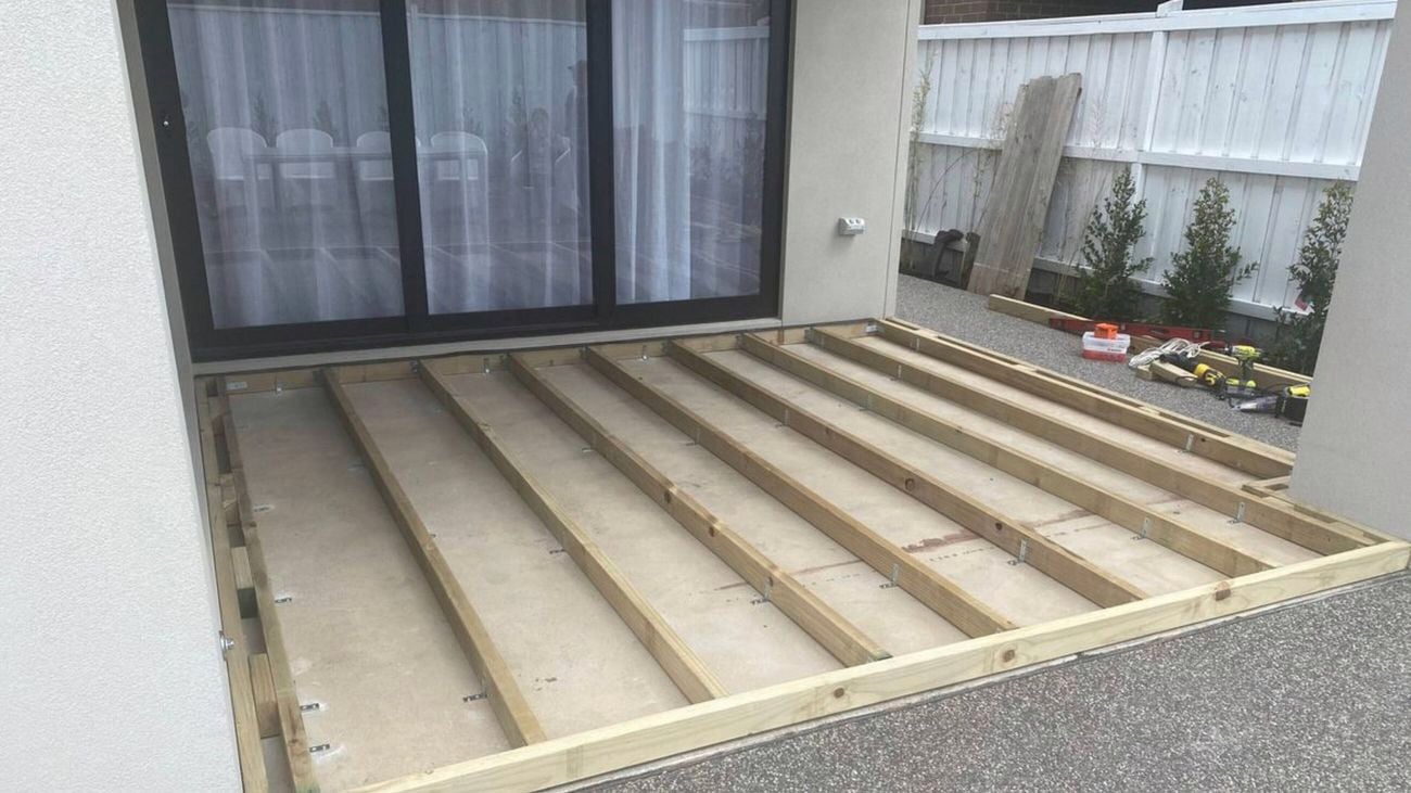 D.I.Y. - Step 2 - How to build a low-level timber deck on a budget