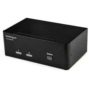 Startech.com Kvm Switchbox - Taa Compliant - 2 Computer(s) - 1 Local User(s) - 4k - 3840 X 2160 - 6 X Usb