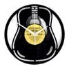 Yesterday’s Vinyl Music Lover Clock Acoustic Guitar