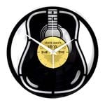 Yesterday’s Vinyl Music Lover Clock Acoustic Guitar