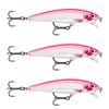 3x Rapala 10cm X Rap Magnum Cast Hard Body Casting Fishing Lures - Hot Pink UV