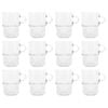 LAV Cozy Stacking Glass Coffee Cups - 350ml - Pack of 12