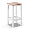 Outdoor Balmoral Aluminium And Teak Bar Stool